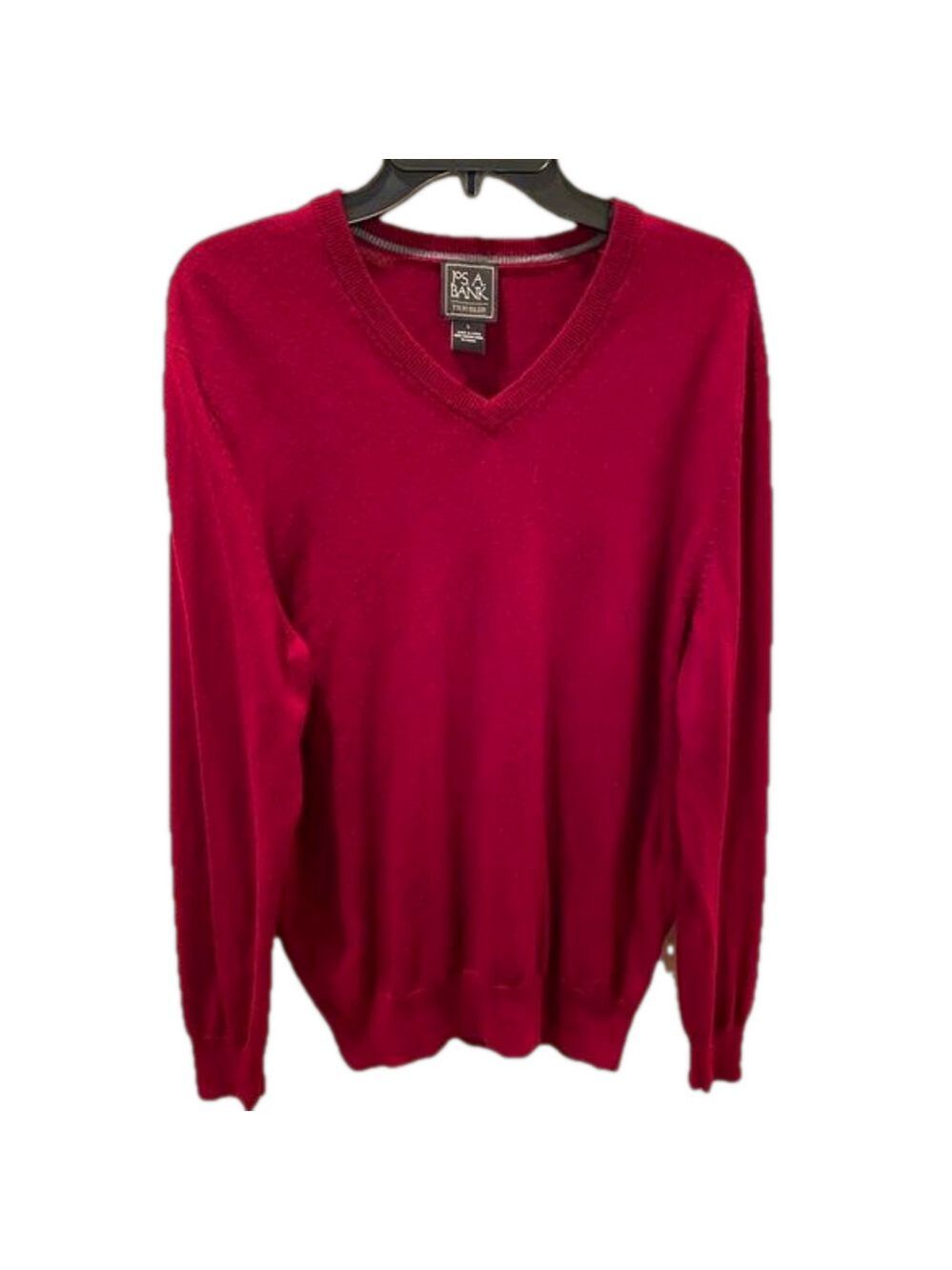 Jos A Banks Wool V neck Sweater